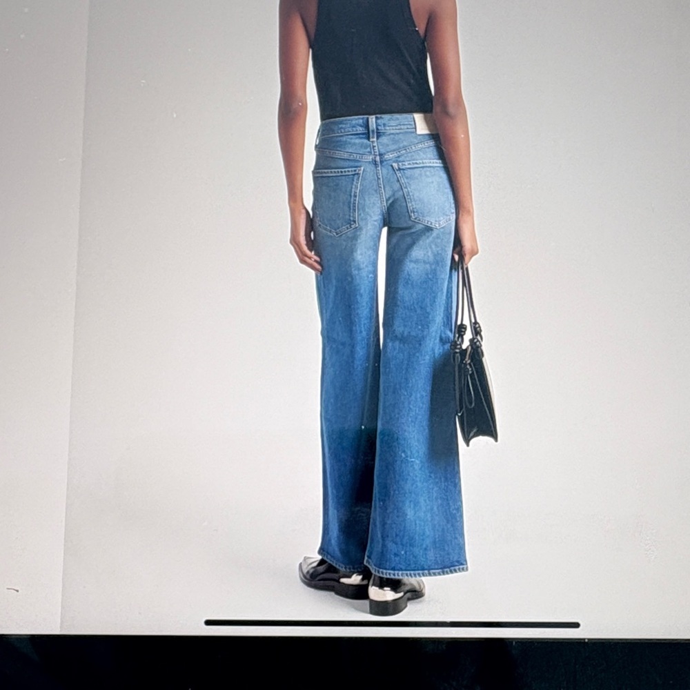 Citizens Of Humanity Loli  Blue Flare & Wide Leg Jeans - Picture 12 of 12